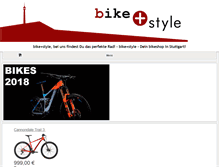 Tablet Screenshot of bike-style.de